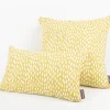 Schöner Leben Kissenhülle Bayside Honeydew ocker gelb weiß 50x50cm