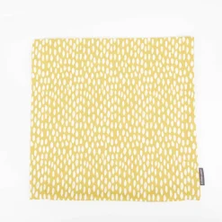 Schöner Leben Kissenhülle Bayside Honeydew ocker gelb weiß 50x50cm