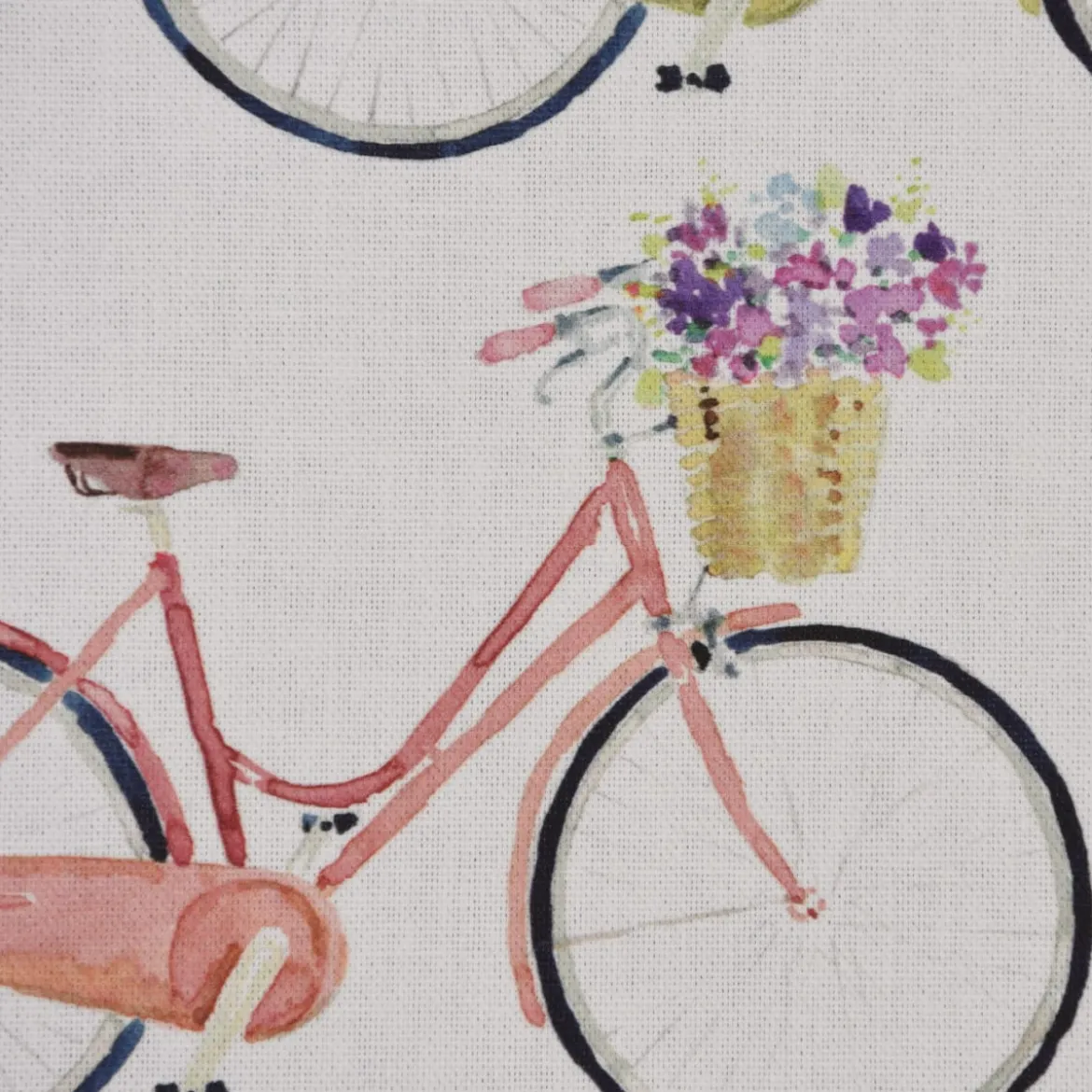 SCHÖNER LEBEN. Kissenhülle Clarke & Clarke STUDIO G Digitaldruck Fahrrad multi verschiedene Größen