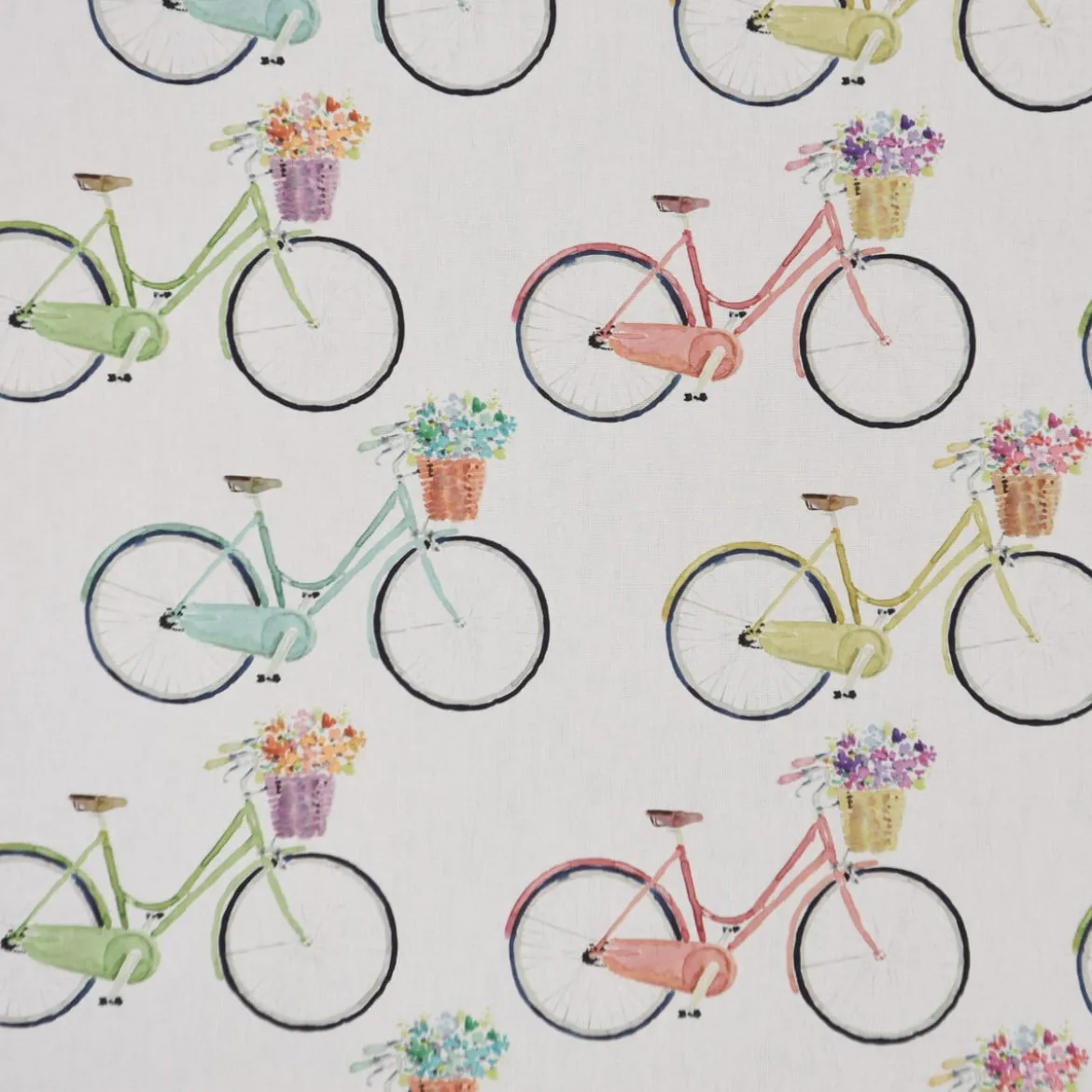 SCHÖNER LEBEN. Kissenhülle Clarke & Clarke STUDIO G Digitaldruck Fahrrad multi verschiedene Größen