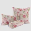 SCHÖNER LEBEN. Kissenhülle Clarke & Clarke STUDIO G Blumen Rosen beige grün rot verschiedene Größen