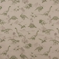 SCHÖNER LEBEN. Kissenhülle Dinosaurier natur grün verschiedene Größen