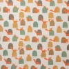 SCHÖNER LEBEN. Kissenhülle Eichhörnchen Hügel mint braun ocker orange verschiedene Größen