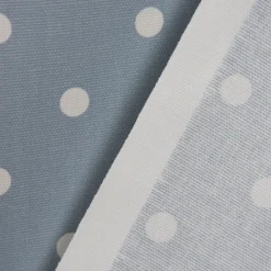 SCHÖNER LEBEN. Kissenhülle Full Stop Punkte blau weiß verschiedene Größen