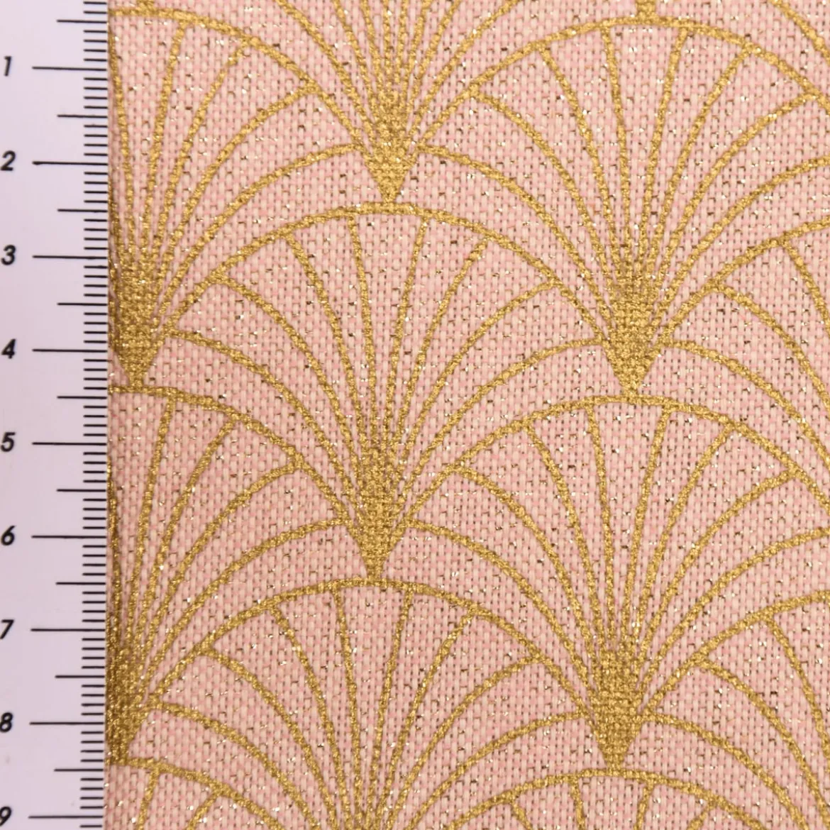 SCHÖNER LEBEN. Kissenhülle Glamour Schuppen Fächer rosa gold verschiedene Größen