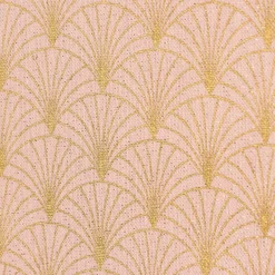 SCHÖNER LEBEN. Kissenhülle Glamour Schuppen Fächer rosa gold verschiedene Größen