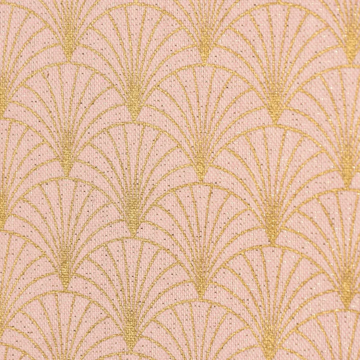 SCHÖNER LEBEN. Kissenhülle Glamour Schuppen Fächer rosa gold verschiedene Größen