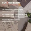 SCHÖNER LEBEN. Kissenhülle Halbpanama Leinenlook natur Hühner natur weiß rot verschiedene Größen