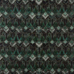 SCHÖNER LEBEN. Kissenhülle Halbpanama Art Deko Marble Diamond Marmor grün verschiedene Größen