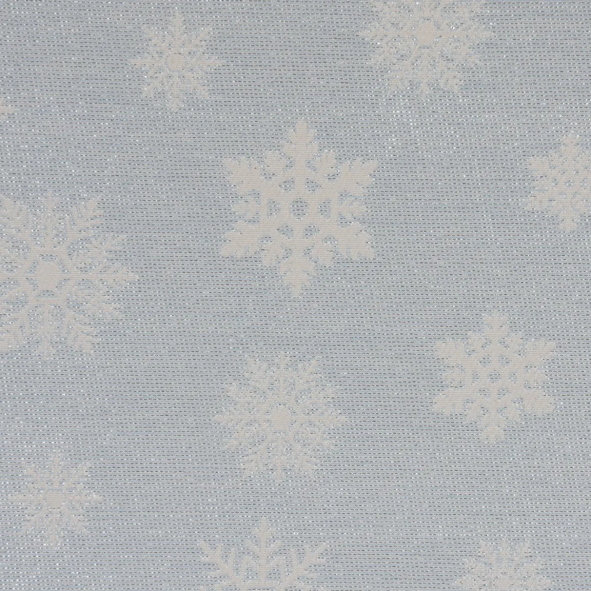 SCHÖNER LEBEN. Kissenhülle Ice Star Schneeflocken Eiskristalle hellblau silberfarbig beige verschiedene Größen