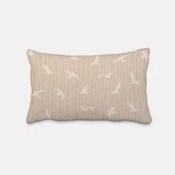 SCHÖNER LEBEN. Kissenhülle Iconic Seagull Stripe Möwen Streifen natur weiß verschiedene Größen