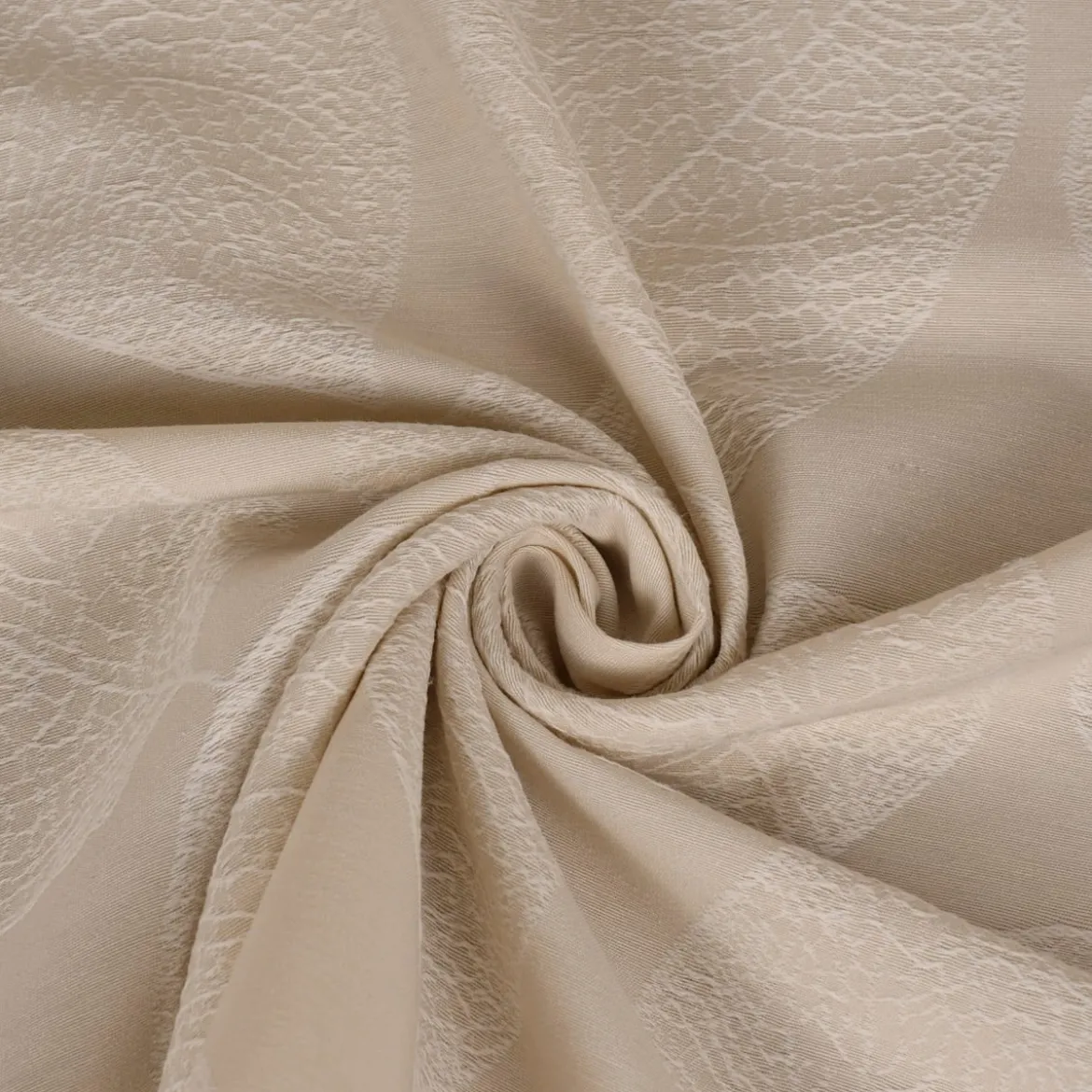 SCHÖNER LEBEN. Kissenhülle Jacquard Blätter hellbeige weiß verschiedene Größen