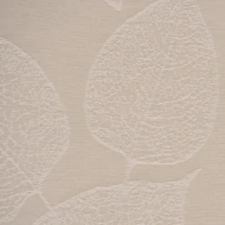 SCHÖNER LEBEN. Kissenhülle Jacquard Blätter hellbeige weiß verschiedene Größen