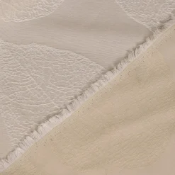 SCHÖNER LEBEN. Kissenhülle Jacquard Blätter hellbeige weiß verschiedene Größen