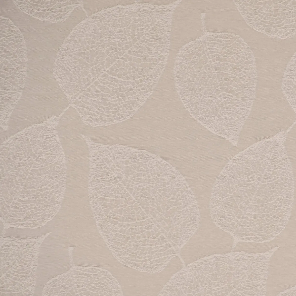 SCHÖNER LEBEN. Kissenhülle Jacquard Blätter hellbeige weiß verschiedene Größen