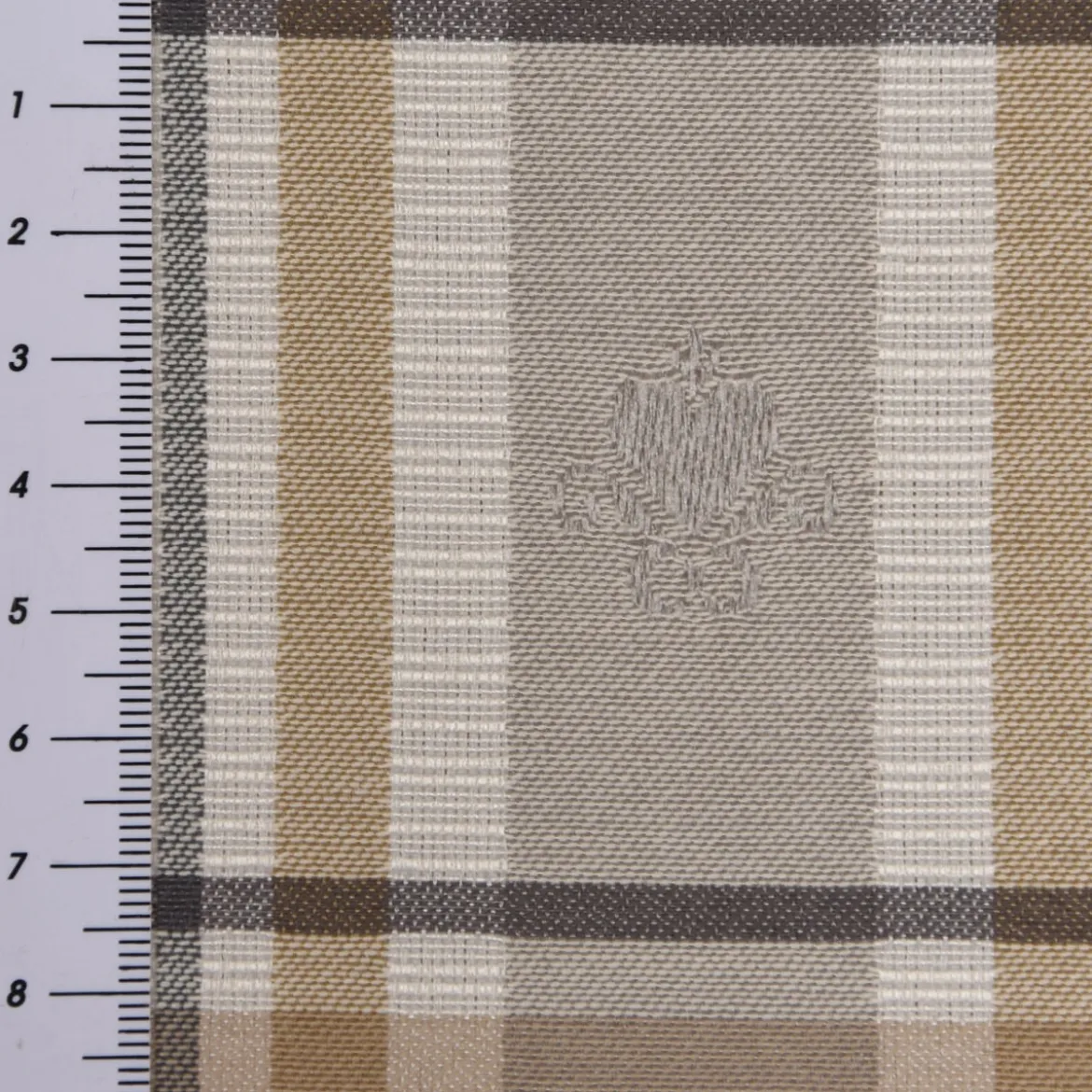 SCHÖNER LEBEN. Kissenhülle Karos mit Herzchen beige verschiedene Größen