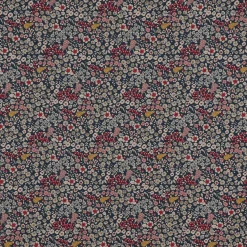 SCHÖNER LEBEN. Kissenhülle Leinenlook Blossom Dream Blüten blau pink gelb verschiedene Größen