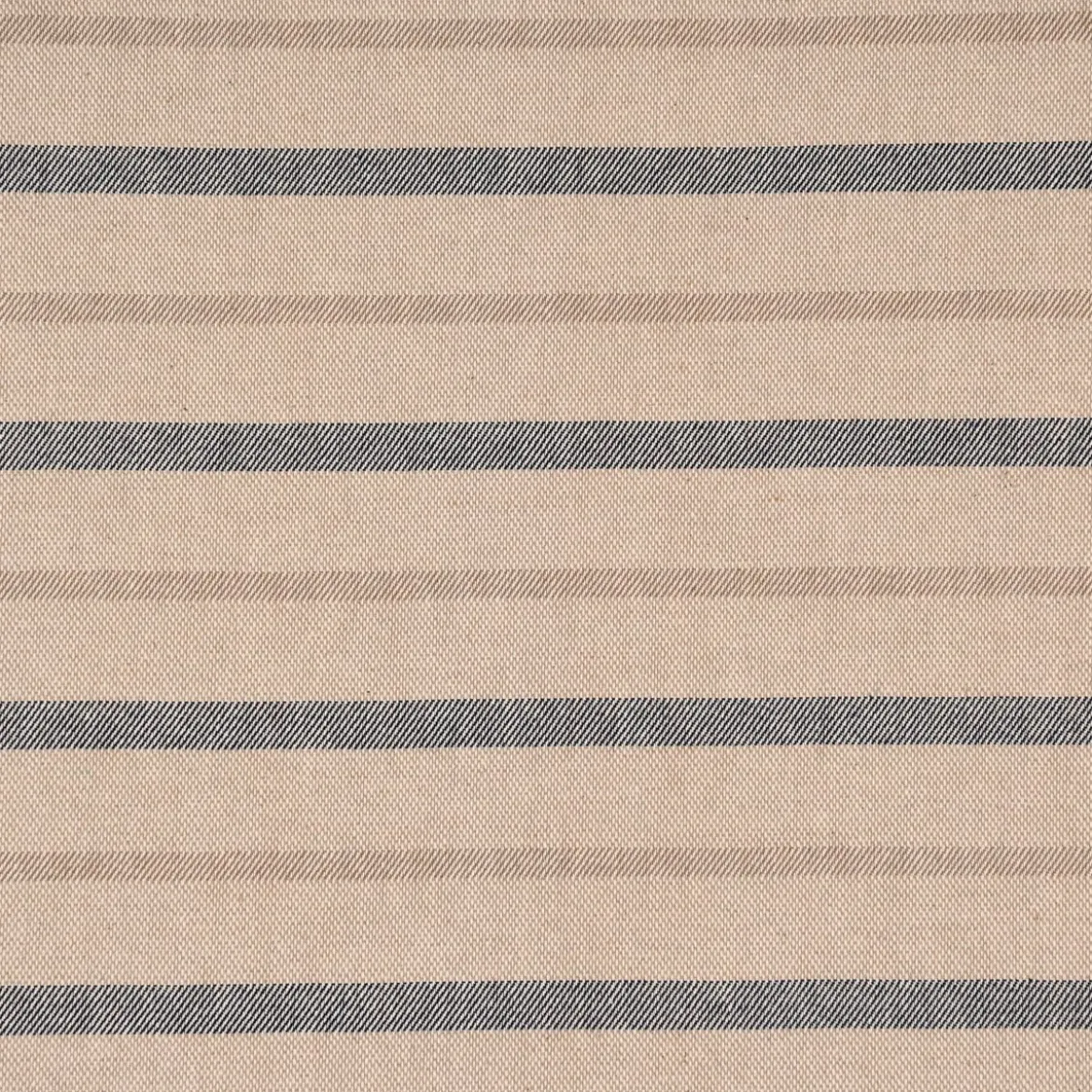 SCHÖNER LEBEN. Kissenhülle Leinenlook Riviera Stripe Small Streifen natur blau verschiedene Größen