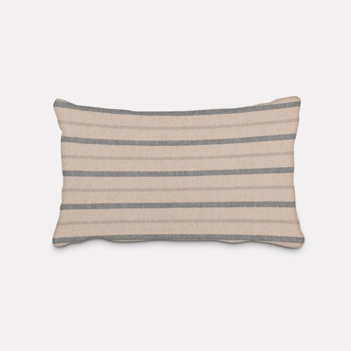 SCHÖNER LEBEN. Kissenhülle Leinenlook Riviera Stripe Small Streifen natur blau verschiedene Größen