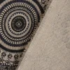 SCHÖNER LEBEN. Kissenhülle Mandalas natur grau verschiedene Größen
