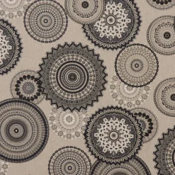 SCHÖNER LEBEN. Kissenhülle Mandalas natur grau verschiedene Größen