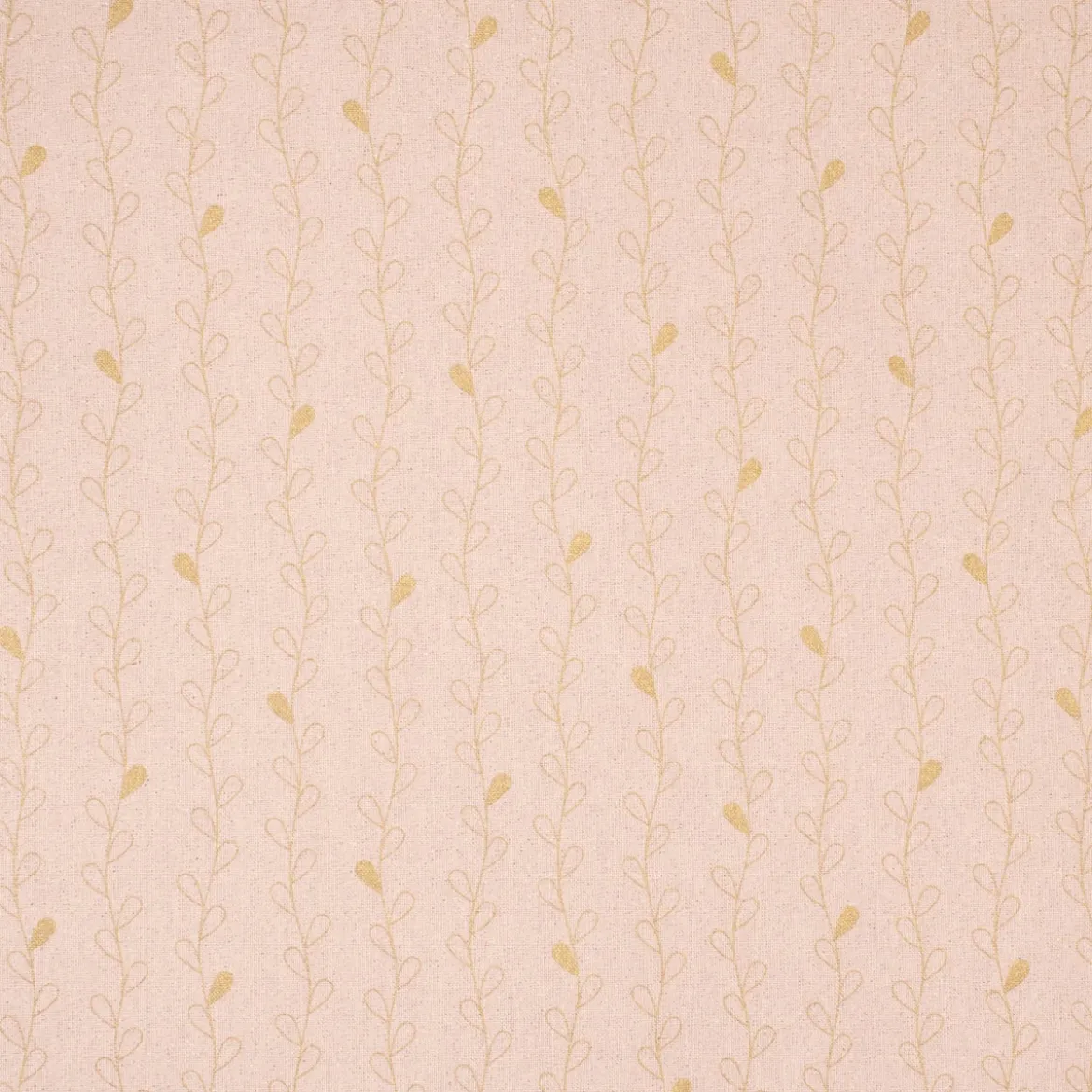 SCHÖNER LEBEN. Kissenhülle Metallic Blätterranken rosa goldfarbig verschiedene Größen