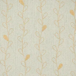 SCHÖNER LEBEN. Kissenhülle Metallic Blätterranken mint goldfarbig verschiedene Größen