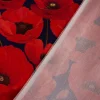 SCHÖNER LEBEN. Kissenhülle Outdoor Mohnblumen rot dunkelblau verschiedene Größen