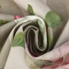 SCHÖNER LEBEN. Kissenhülle Outdoor Streifen Hortensien hellgrau grün pink versch. Größen