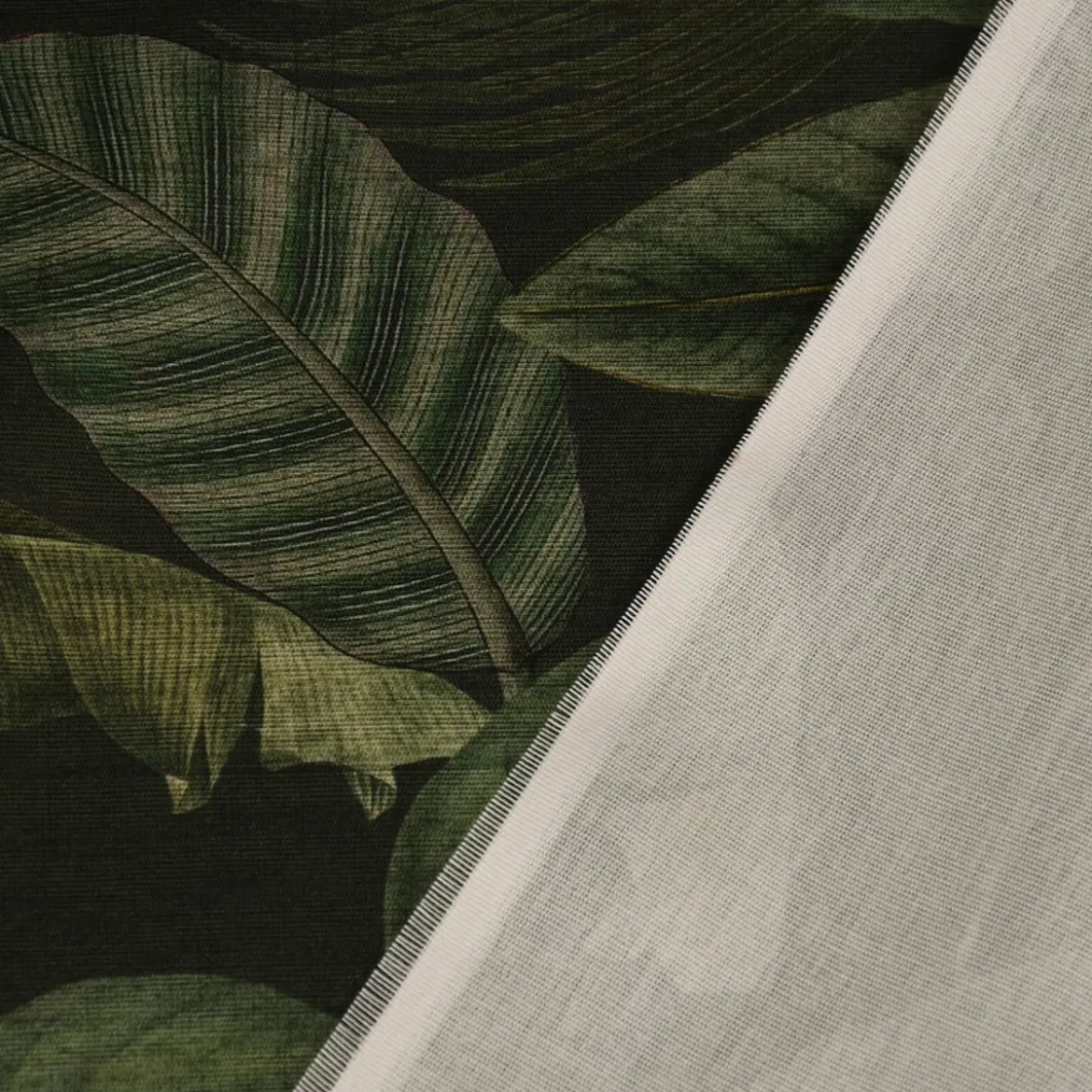 SCHÖNER LEBEN. Kissenhülle Outdoor Botanic Leaf Detailed Blätter Exotik grün verschiedene Größen