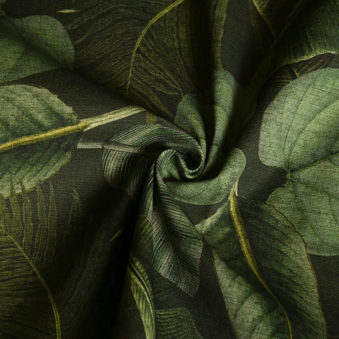 SCHÖNER LEBEN. Kissenhülle Outdoor Botanic Leaf Detailed Blätter Exotik grün verschiedene Größen