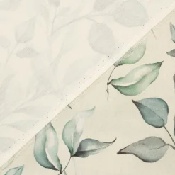 SCHÖNER LEBEN. Kissenhülle Outdoor Plant Lover Blätterzweige Aquarell mint grün verschiedene Größen