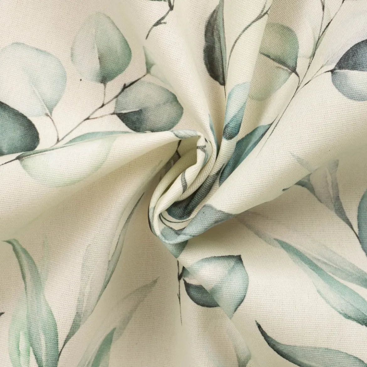 SCHÖNER LEBEN. Kissenhülle Outdoor Plant Lover Blätterzweige Aquarell mint grün verschiedene Größen