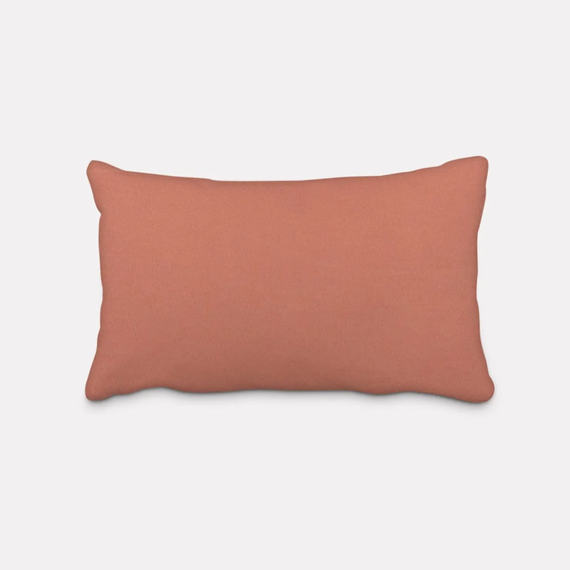 SCHÖNER LEBEN. Kissenhülle Outdoor nachhaltig antibakteriell polsterfähig wetterfest chlorresistent ölabweisend uni terracotta verschiedene Größen