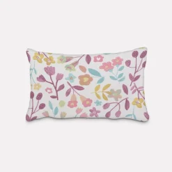 SCHÖNER LEBEN. Kissenhülle Panama Betty Parma Violet Blumen lila verschiedene Größen