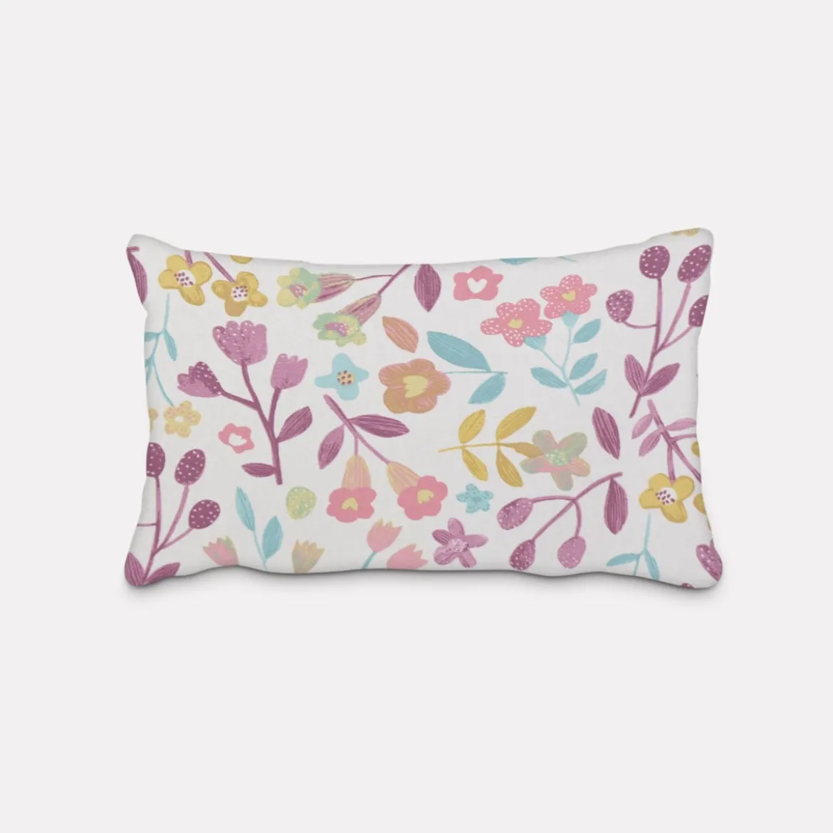 SCHÖNER LEBEN. Kissenhülle Panama Betty Parma Violet Blumen lila verschiedene Größen