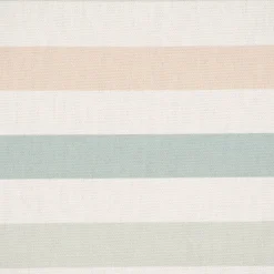 SCHÖNER LEBEN. Kissenhülle Pastell Streifen Querstreifen ecru mintgrün vanille verschiedene Größen