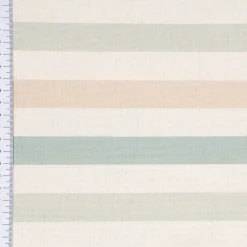 SCHÖNER LEBEN. Kissenhülle Pastell Streifen Querstreifen ecru mintgrün vanille verschiedene Größen