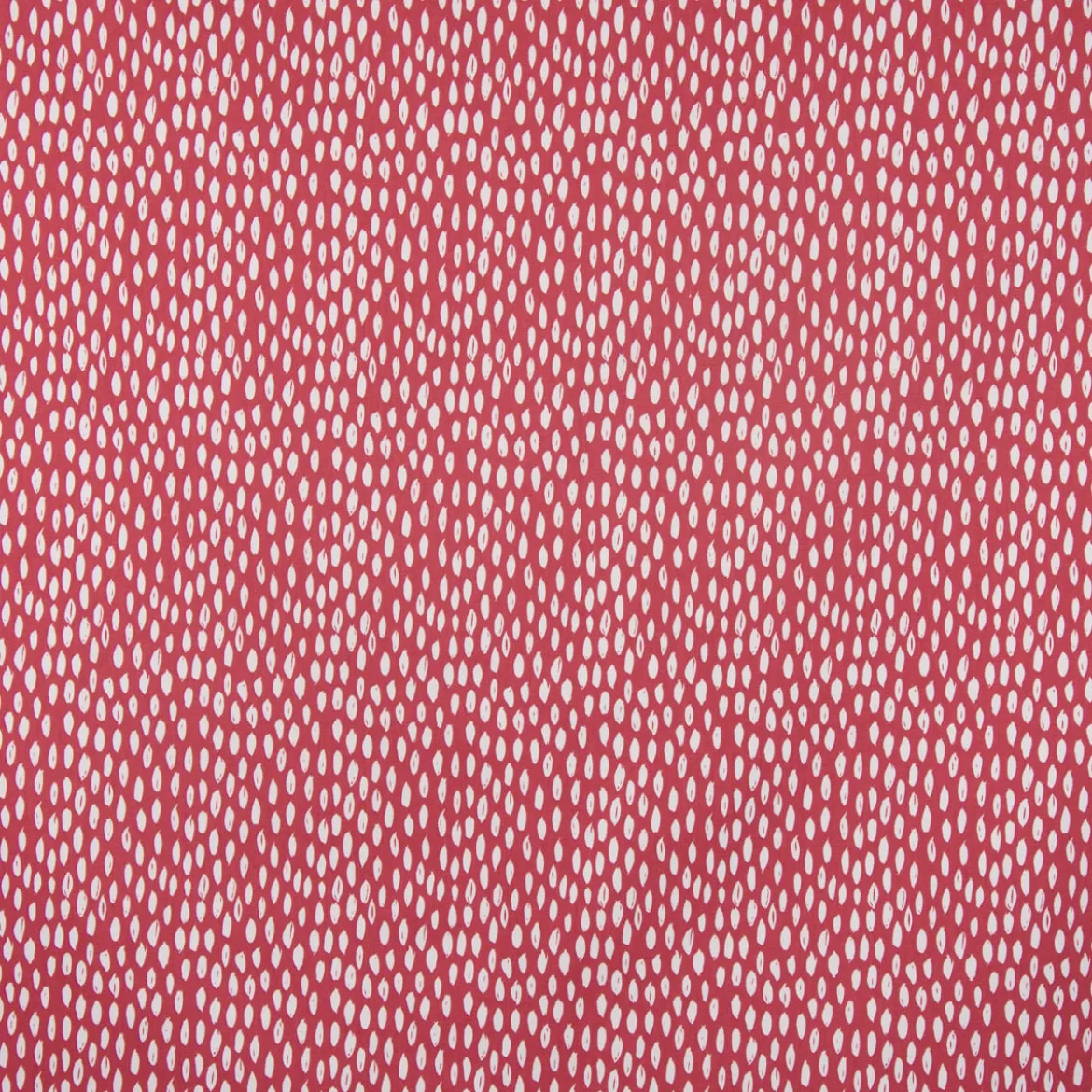 SCHÖNER LEBEN. Kissenhülle rot mit Kleksen Tropfen 50x50cm