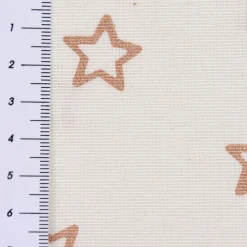 SCHÖNER LEBEN. Kissenhülle Sterne ecru kupfer verschiedene Größen