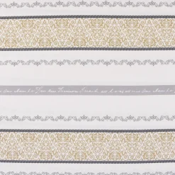 SCHÖNER LEBEN. Kissenhülle Streifen Ornamente ecru grau beige verschiedene Größen