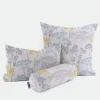 SCHÖNER LEBEN. Kissenhülle STUDIO G Blumen Gräser Mineral blau grün grau verschiedene Größen