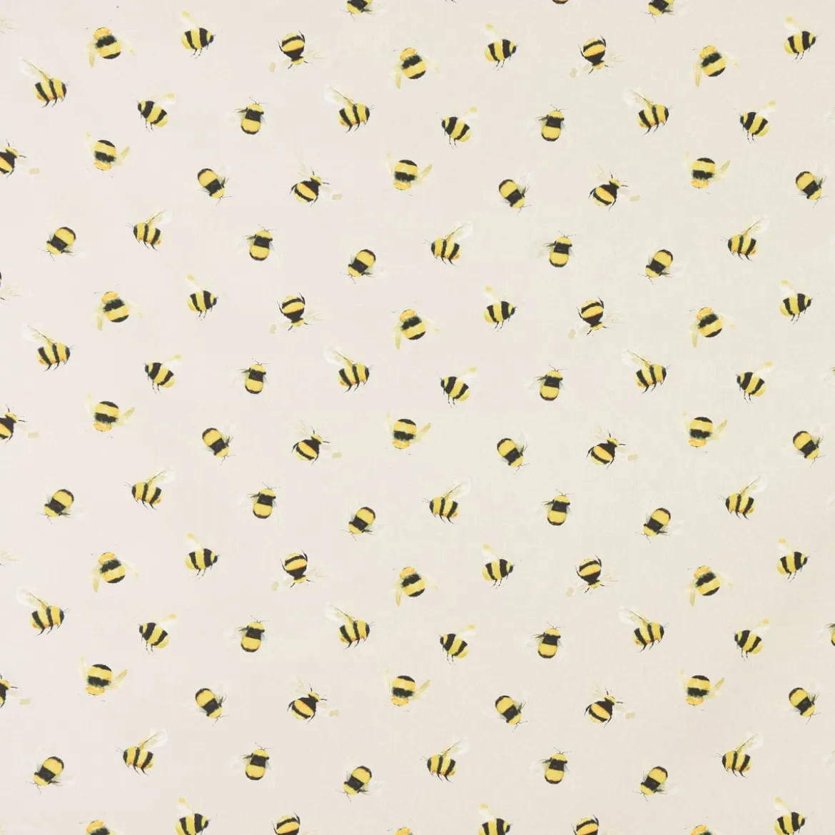SCHÖNER LEBEN. Kissenhülle STUDIO G Digitaldruck Bienen taupe gelb verschiedene Größen