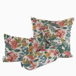 SCHÖNER LEBEN. Kissenhülle STUDIO G Panama Posy Blush bunt verschiedene Größen