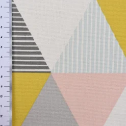 SCHÖNER LEBEN. Kissenhülle STUDIO G Brio Dreiecke Sorbet rosa senf blau grau verschiedene Größen