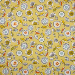 SCHÖNER LEBEN. Kissenhülle Sundance Blumen hellgrün braun orange aqua verschiedene Größen