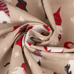 SCHÖNER LEBEN. Kissenhülle Tomte Cosy Family Weihnachtswichtel natur rot weiß verschiedene Größen