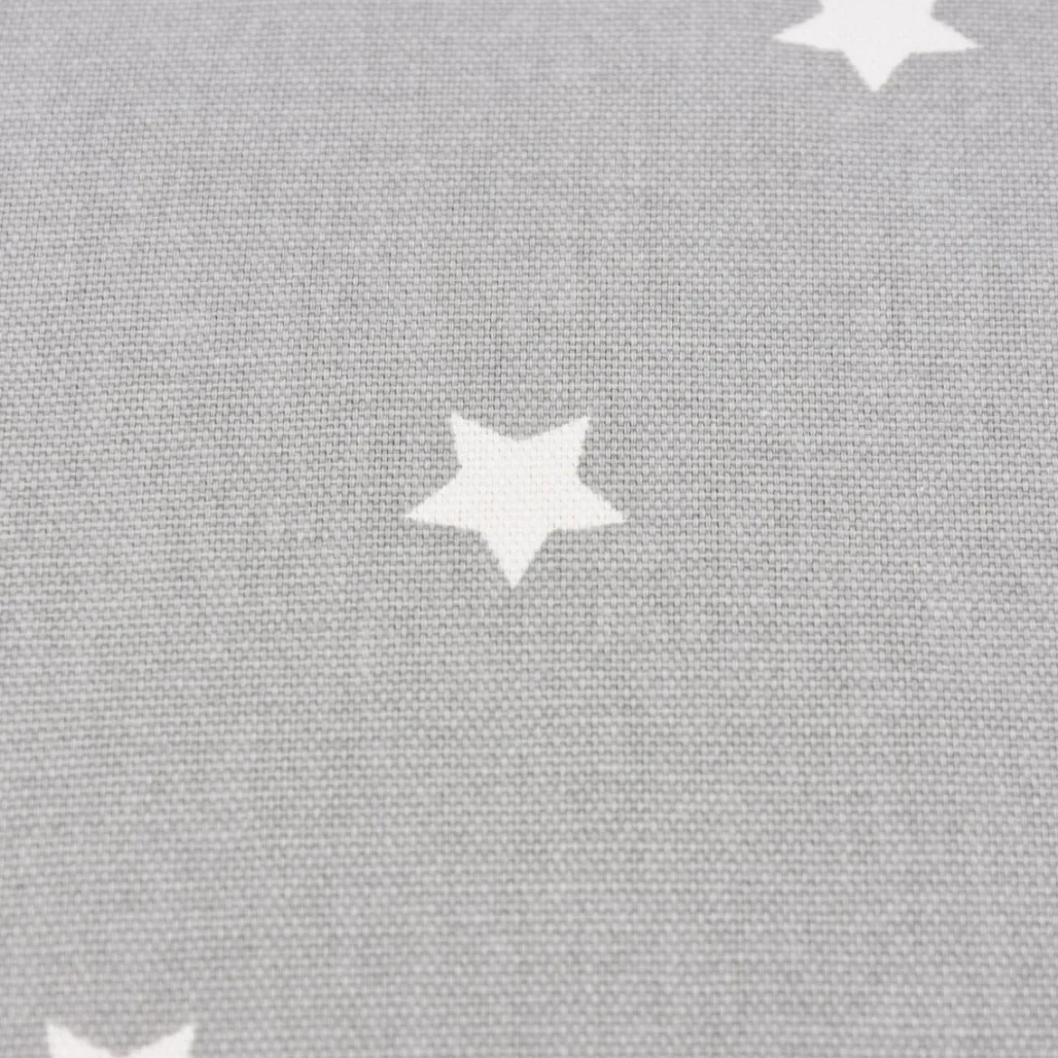 SCHÖNER LEBEN. Kissenhülle Twinkle Sterne grau weiß 30x50cm