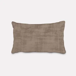 SCHÖNER LEBEN. Kissenhülle Velvet Marble Samt mit Struktur uni sand verschiedene Größen
