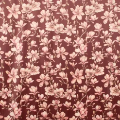 SCHÖNER LEBEN. Kissenhülle Velvet Deluxe Sweet Magnolia Magnolien bordeaux rosa verschiedene Größen